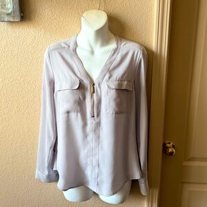 Express Front Zip Blouse